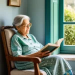 Home 19 멀티제너레이션 주거를 위한 평면도 설계 원칙 - **"A serene and sunlit private suite for an elderly couple within a multi-generational Portuguese ho...