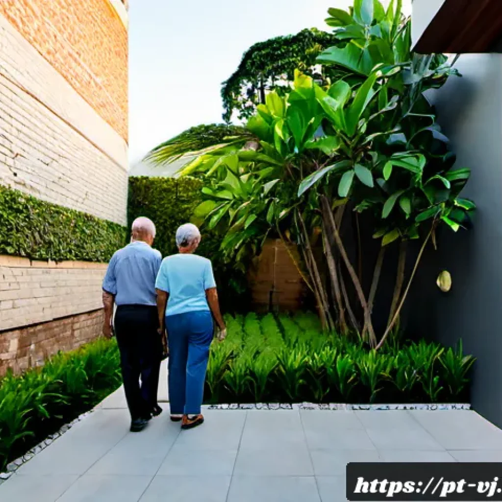 주택 매입 시 멀티제너레이션 주거를 고려한 투자 방안 - Photorealistic wide-angle exterior of a thoughtfully renovated multigenerational townhouse in São Pa...